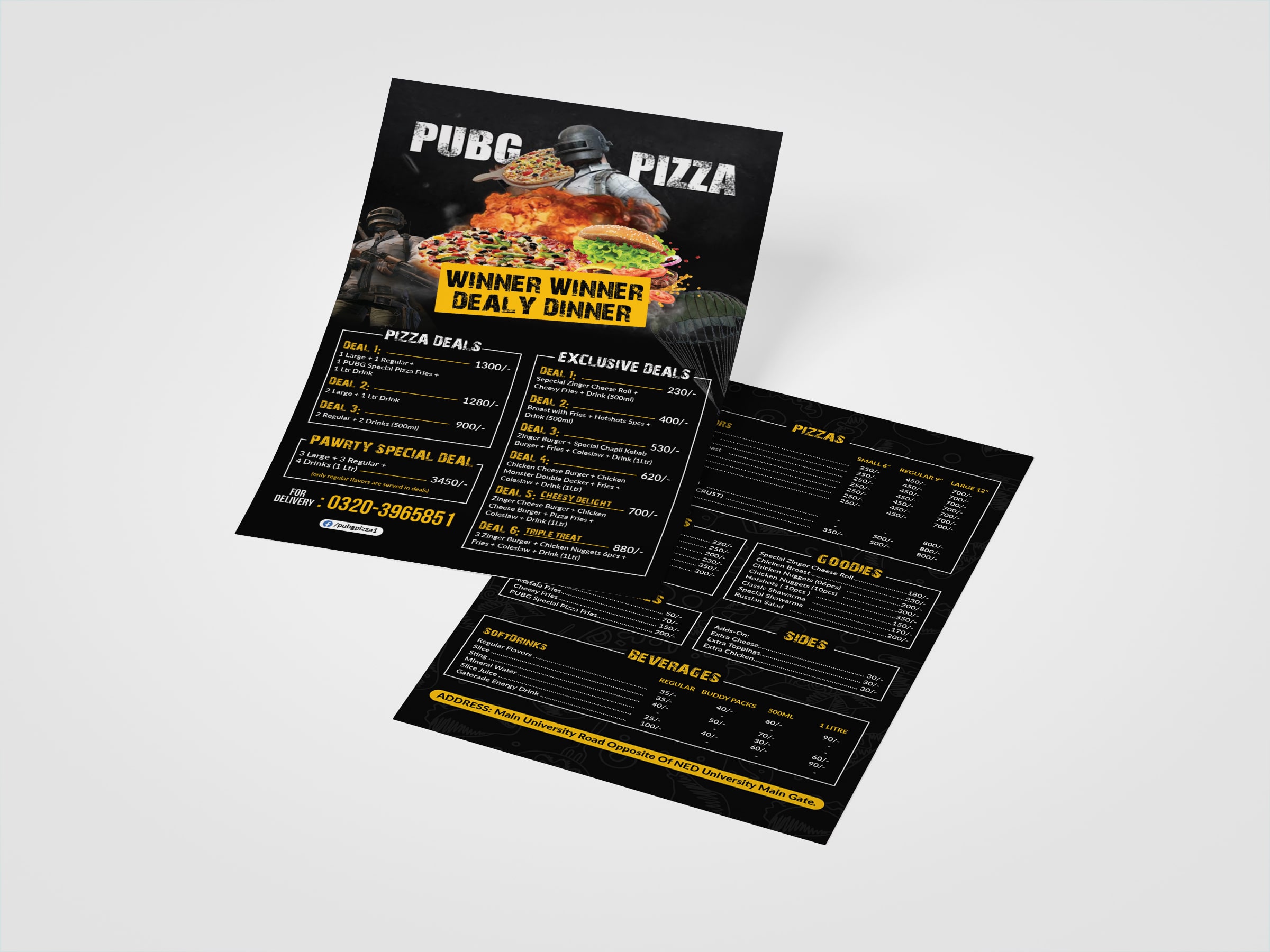 brochure design double vertical layout Oman 2026