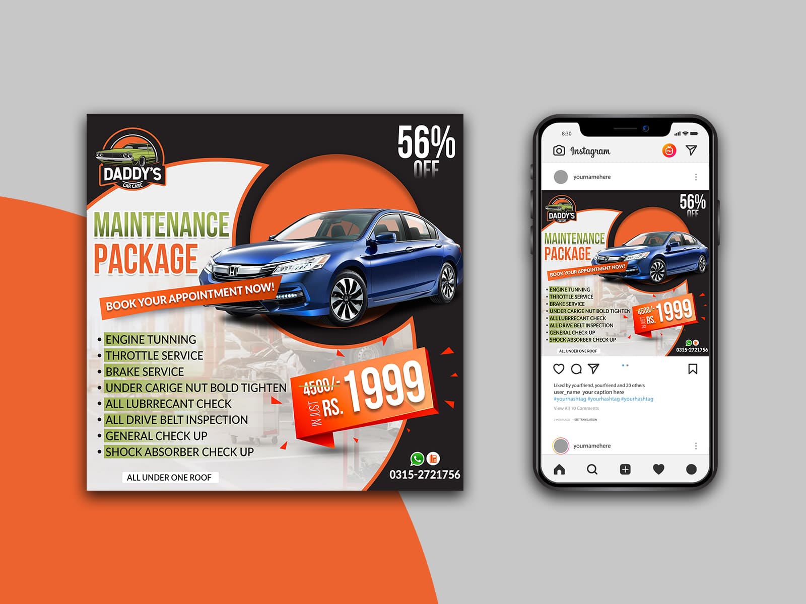 Adobe Photoshop Social Media Post Design Oman