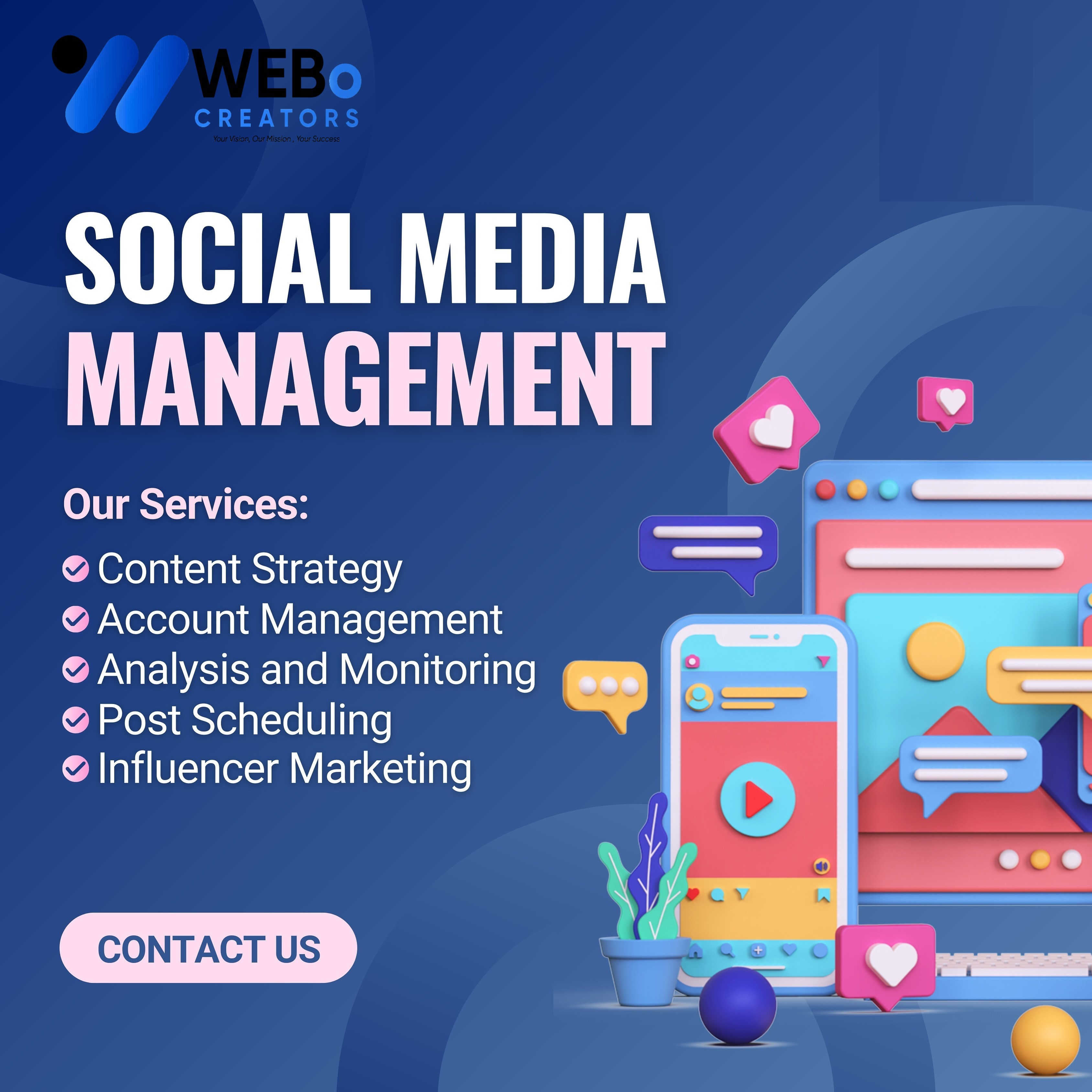 Social Media Management Services, Marketing & Optimization Company in Oman