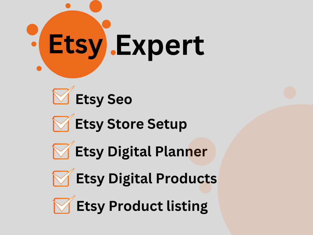 Etsy Shop Setup Service | Branding, SEO, Banner Design, Product Listings in Oman