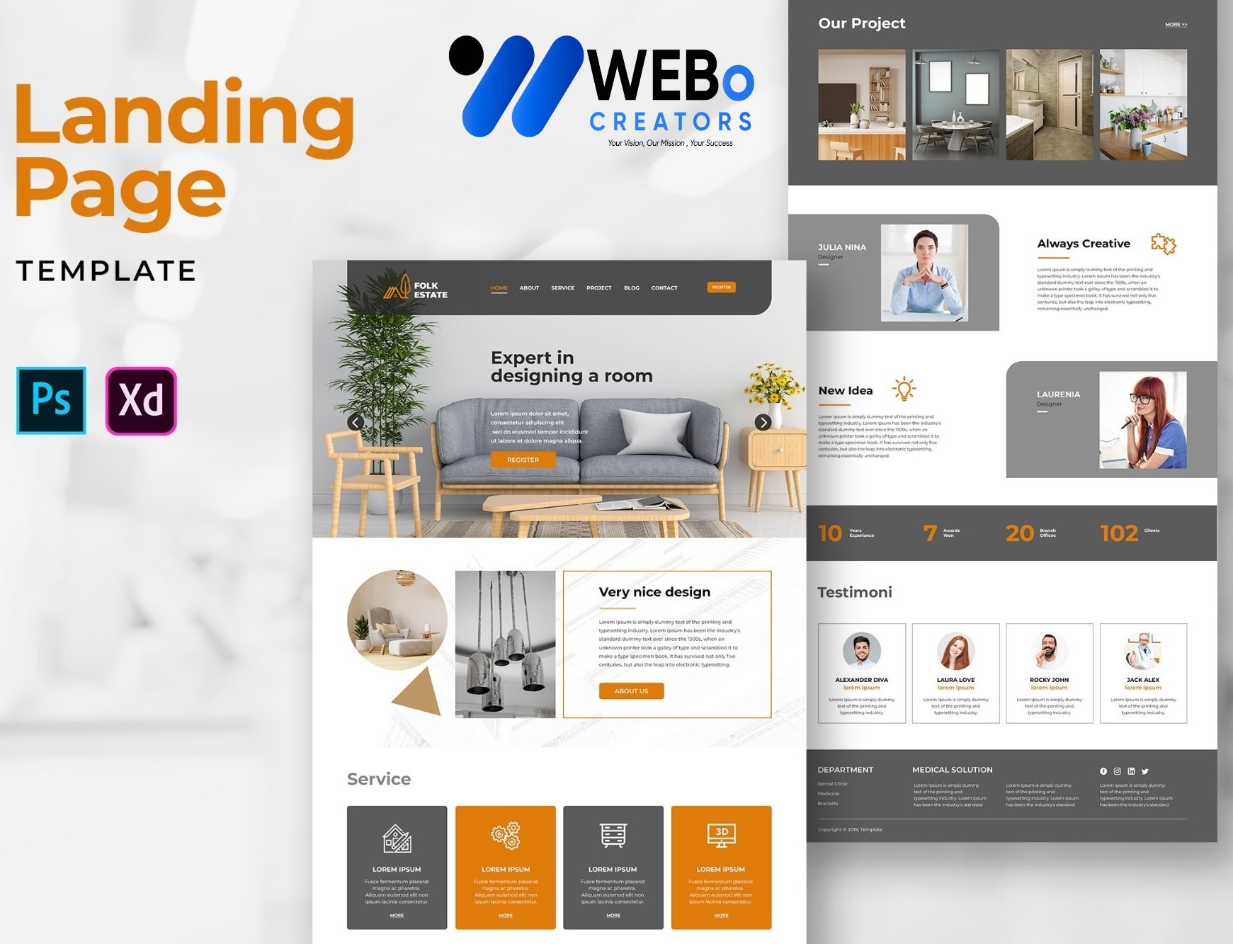 Creative Landing Page Designs, Themes, Graphic Elements for Oman Businesses 2026