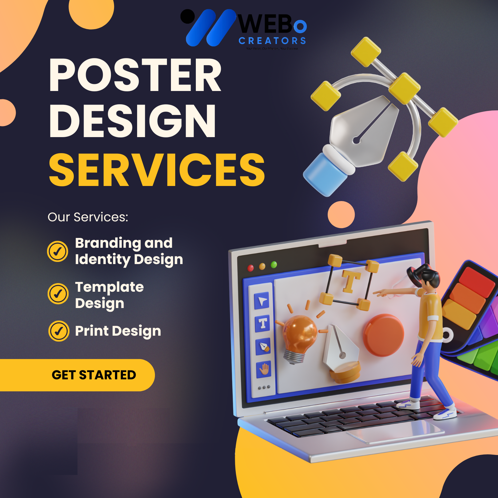Poster Design Service | Get Powerful Advertising Poster in Oman for Business and Events