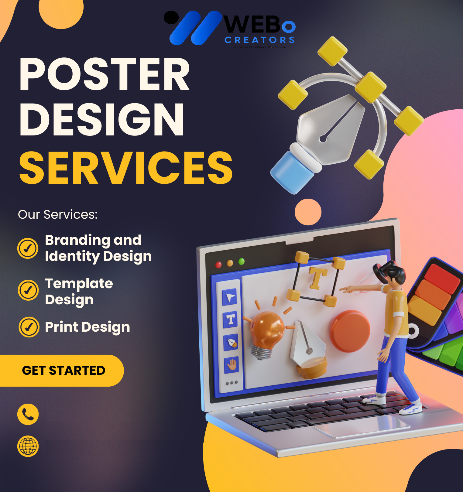 Best Print Design Services in Oman Flyers Brochures Posters